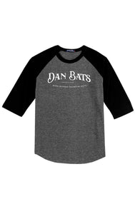 Gray and black 3/4 sleeve T-shirt